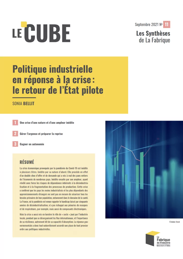 Cube11- Politique industrielle en réponse à la crise : le retour de l'Etat pilote