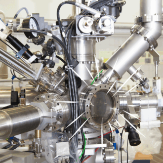 Une partie d'un cyclotron,.