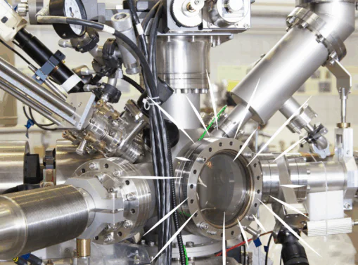 Une partie d'un cyclotron,.