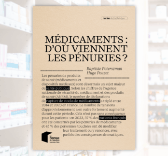 Couverture du Doc Médicaments : d'où viennent les pénuries ?