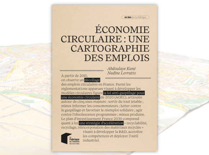 Couverture - Économie circulaire : une cartographie des emplois